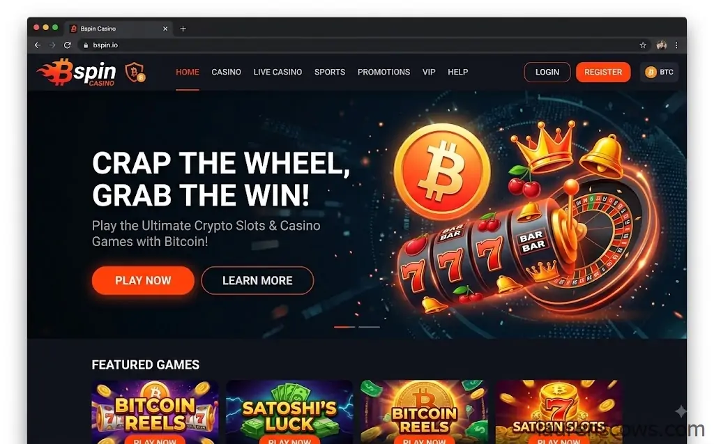 Bspin crypto casino fast BTC withdrawal