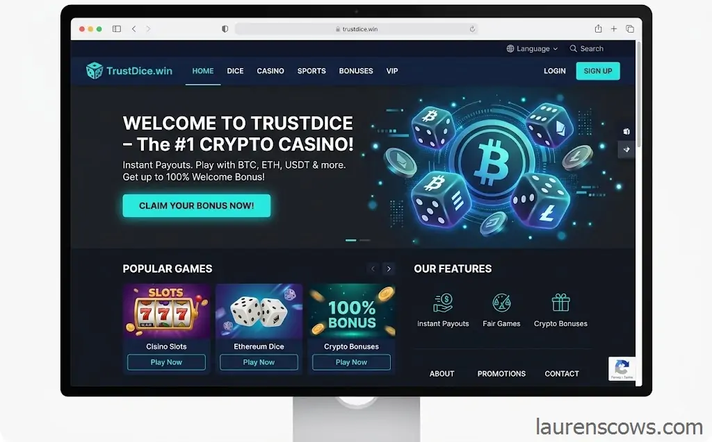 TrustDice provably fair crypto casino