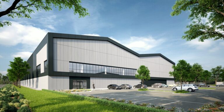 Carrington Gateway industrial units in Manchester, Q Flooring Systems project location
